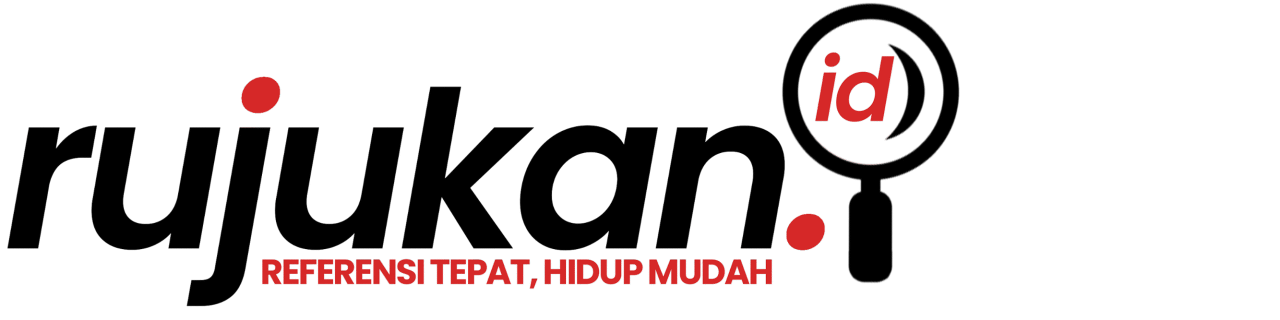Logo Rujukan.id – Portal referensi terpercaya di Indonesia dengan tagline Referensi Tepat, Hidup Lebih Mudah.