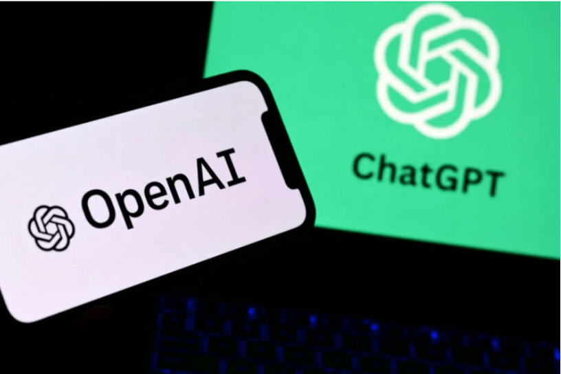 Langkah Gila OpenAI! Gandeng Broadcom Bangun Chip AI 10 Gigawatt Menuju Superkomputer AGI Terbesar Dunia Logo OpenAI dan ChatGPT ditampilkan di layar smartphone dan laptop dengan latar hijau dan hitam, menggambarkan inovasi kecerdasan buatan dari OpenAI.