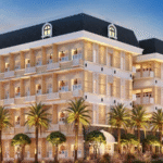 Ilustrasi bangunan properti dan hotel mewah PT Diamond Citra Propertindo Tbk DADA.