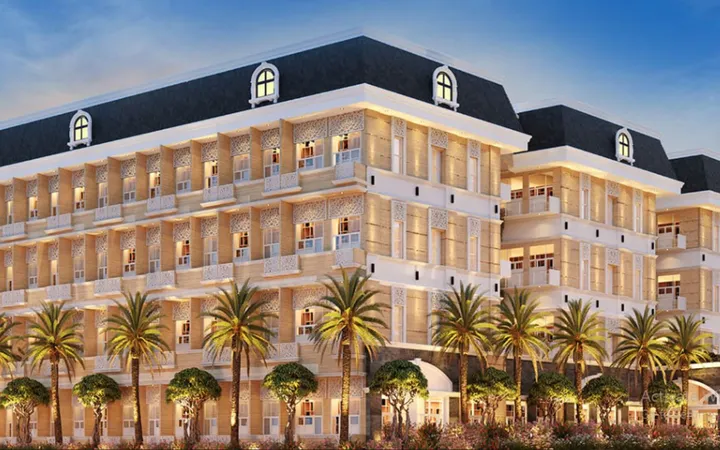 Ilustrasi bangunan properti dan hotel mewah PT Diamond Citra Propertindo Tbk DADA.