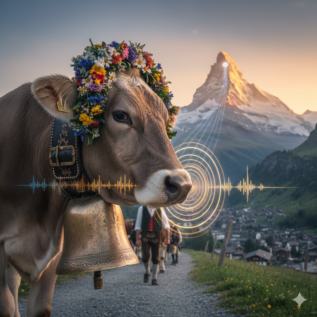 Gunung Swiss yang Berdentang Seperti Lonceng Setahun Sekali: Tradisi Langka yang Menyatukan Alam, Waktu, dan Manusia Simfoni dari Langit dan Bumi: Irama lonceng sapi yang menyatu dengan resonansi alami pegunungan Alpen, menandai akhir musim panas di Valais.